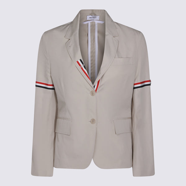 Thom Browne 100% Cotton blazer in beige