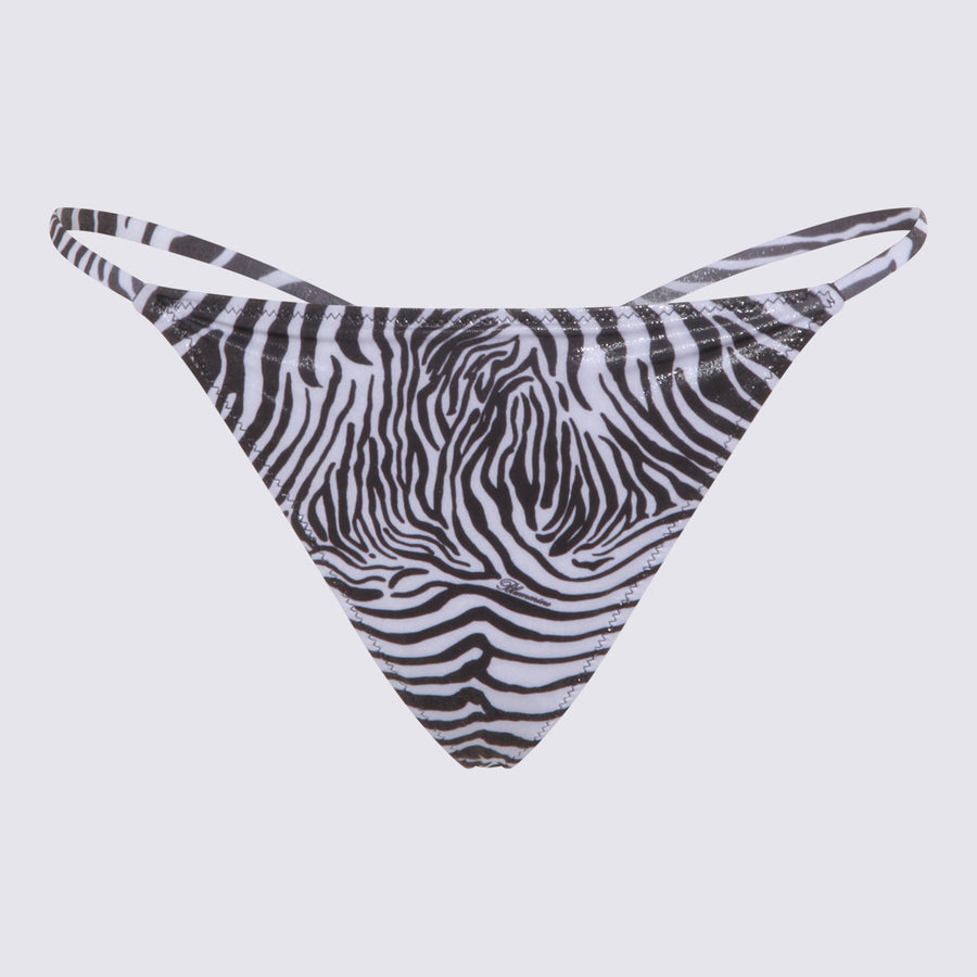 Blumarine 86% Polyester swimwear in white