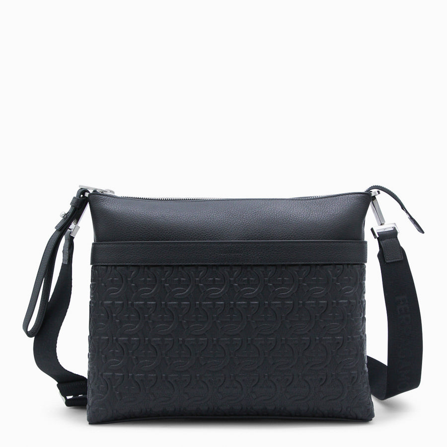 Ferragamo 85% Leather crossbody bag in black