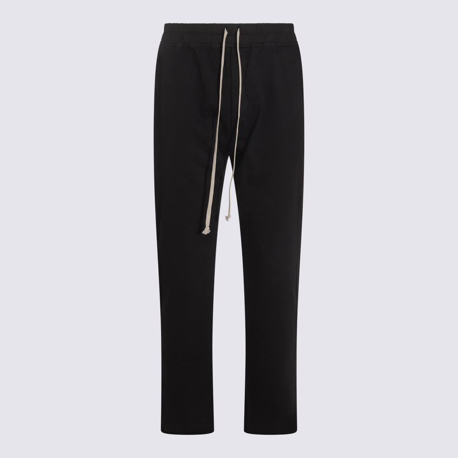 Rick Owens Drkshdw 100% cotton trousers in black