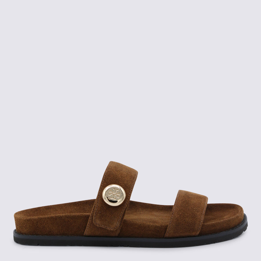 Tory Burch 100% Suede flat in brown