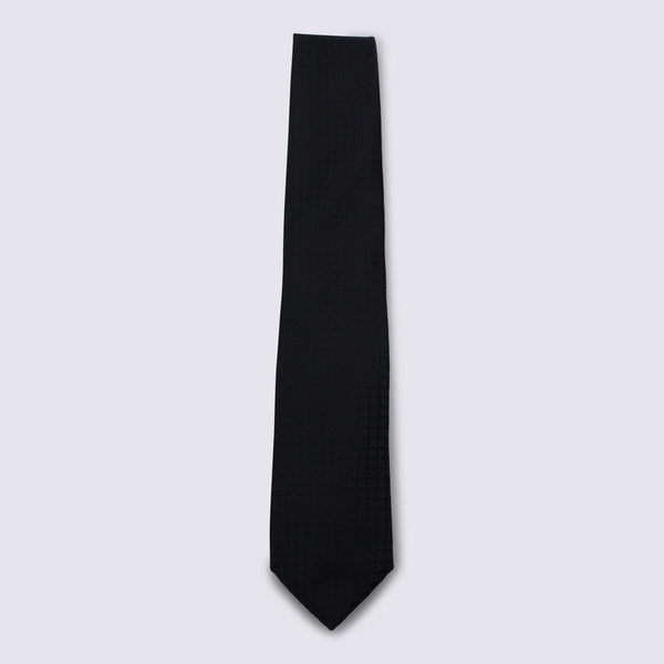 Canali 100% Silk necktie in black
