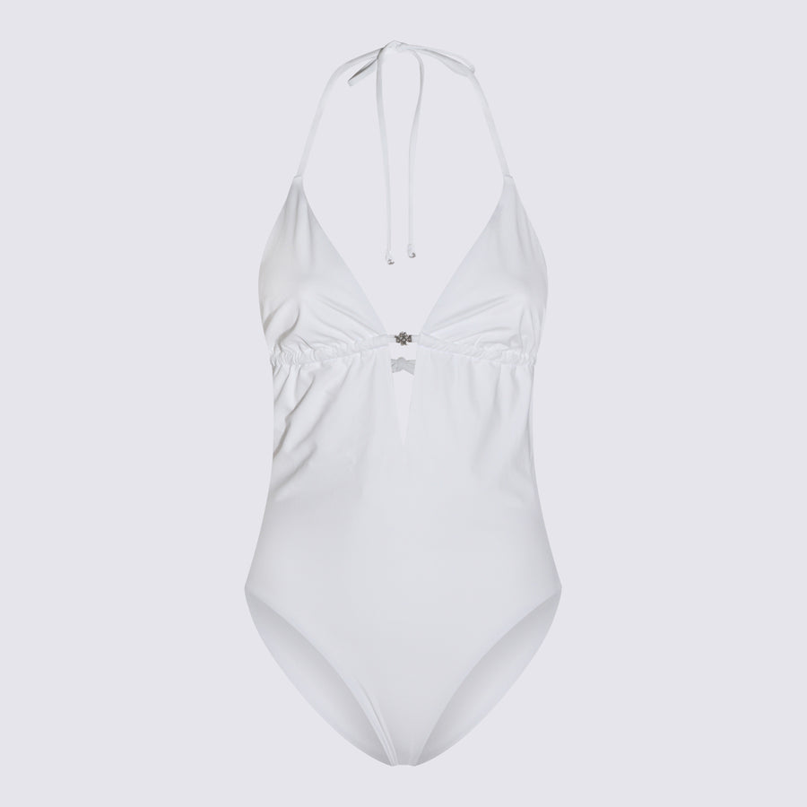Tory Burch 59% Polyamide swimsuit in white