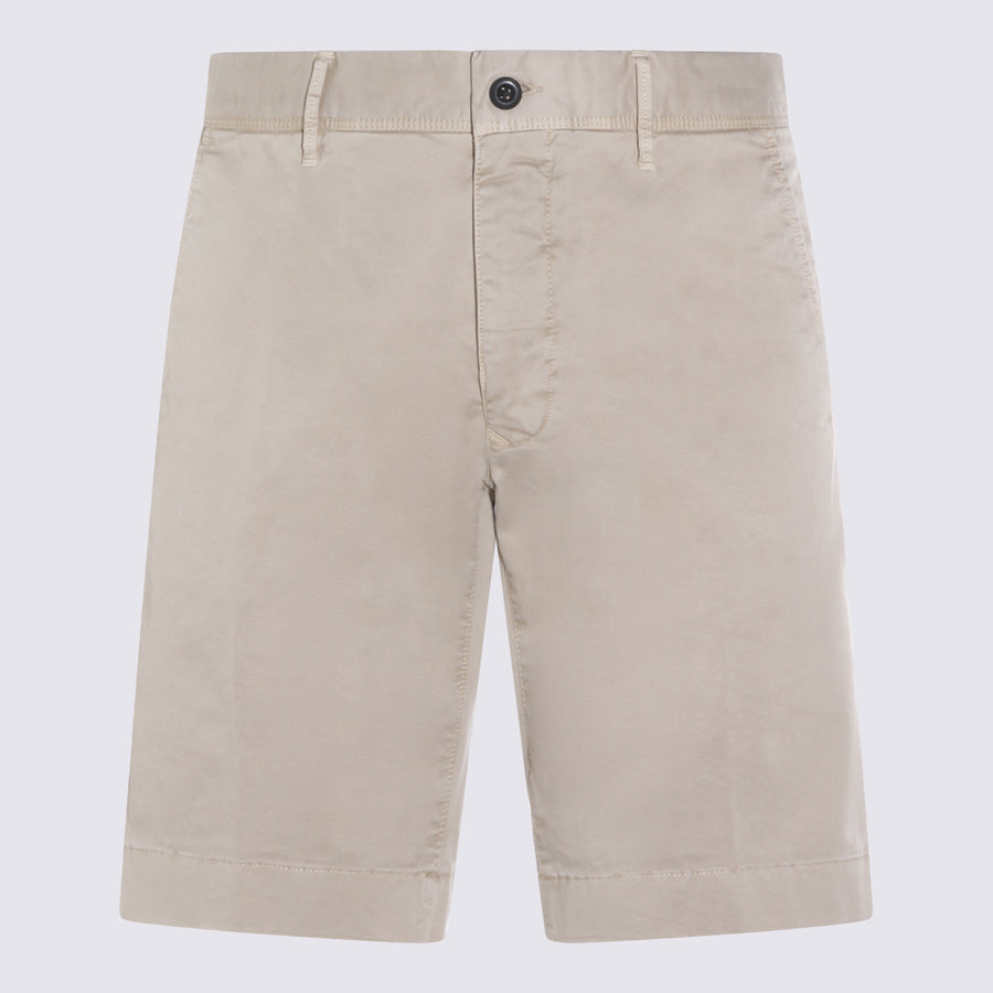 Incotex 100% Cotton shorts in beige