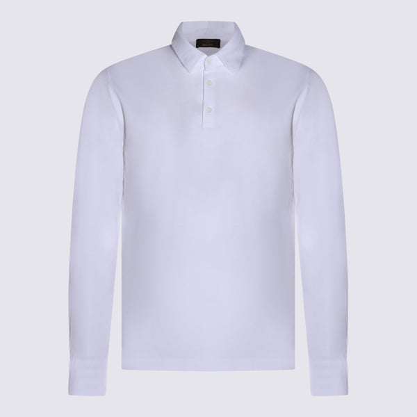 Zanone 100% Cotton polo in white