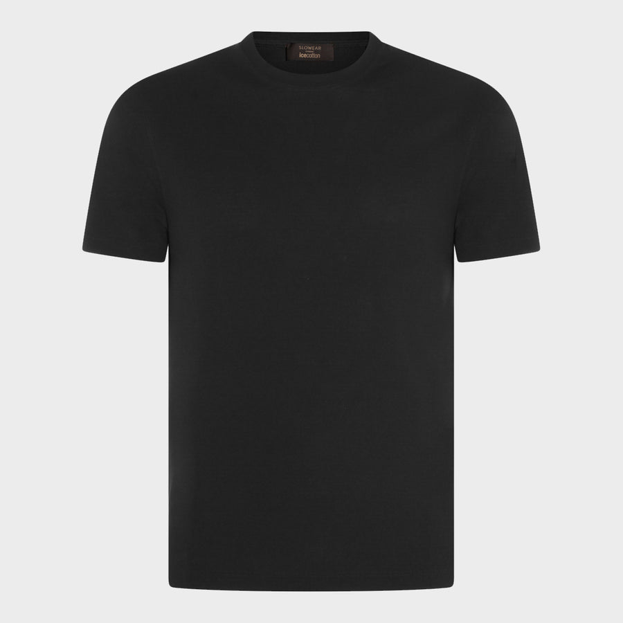 Zanone 100% Cotton t-shirt in black
