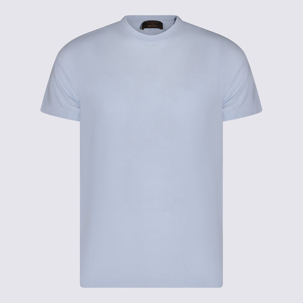 Zanone 100% Cotton t-shirt in blue