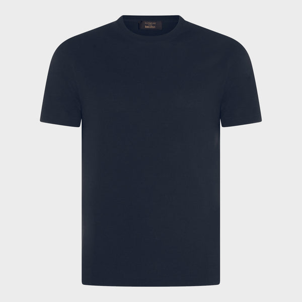 Zanone 100% Cotton t-shirt in navy
