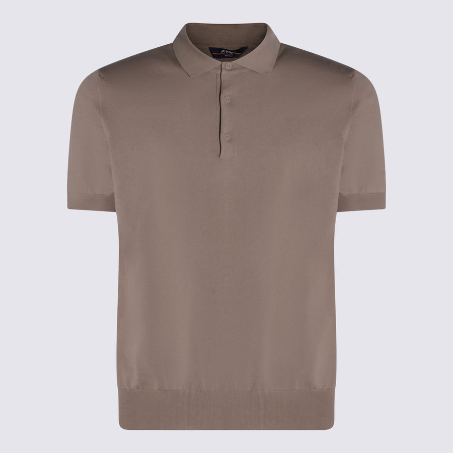 K-Way 100% Cotton polo in beige