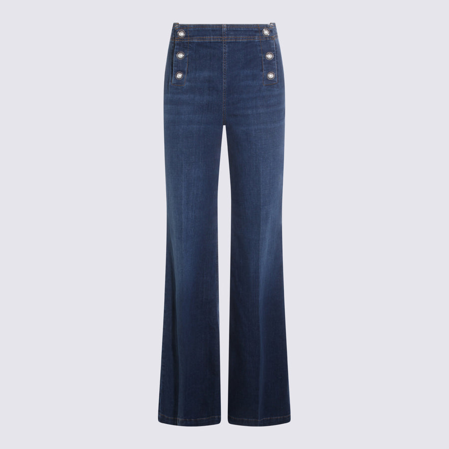 Twin-Set 98% Cotton jeans in navy
