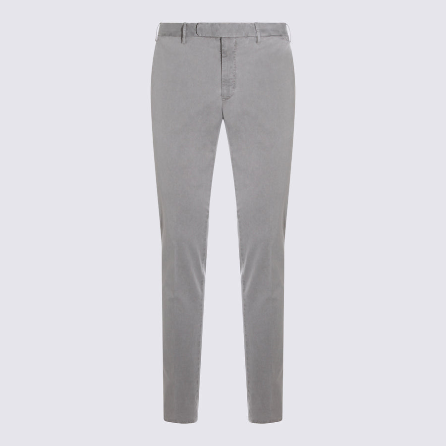 Incotex 100% cotton trousers in gray