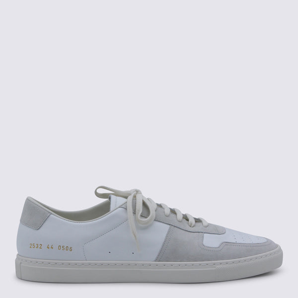 Common Projects Leather upper sneakers in white