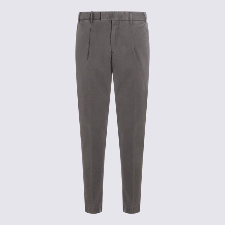 Pt Torino 98% Cotton trousers in gray