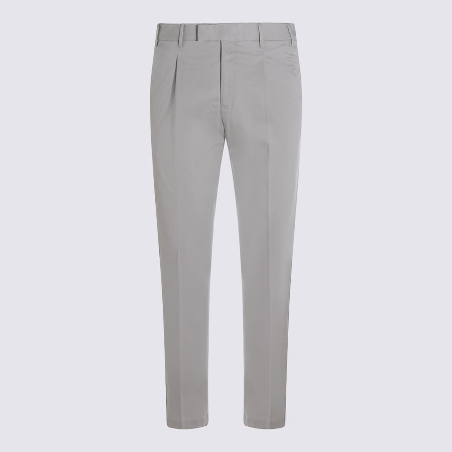 Pt Torino 98% Cotton trousers in gray