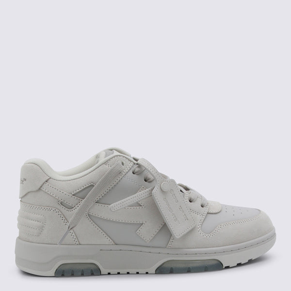 Off-White Suede and leather upper sneaker in beige