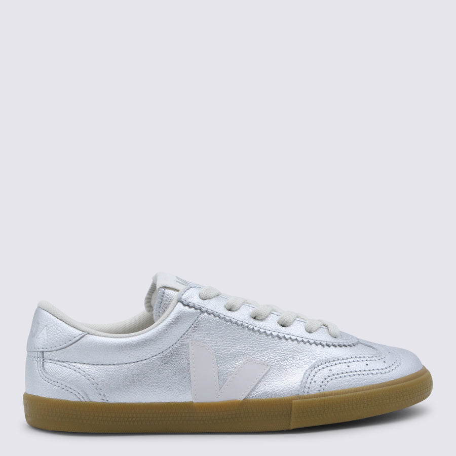 Veja Leather upper sneakers in white