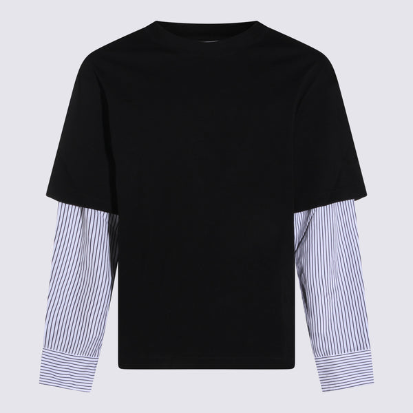 Jil Sander 100% Cotton t-shirt in black