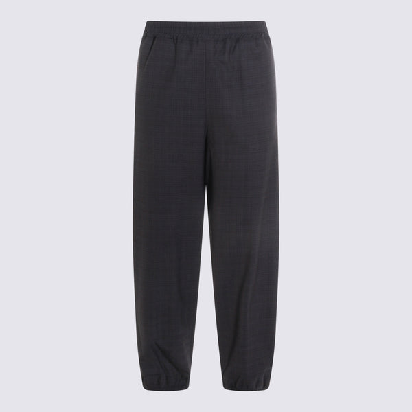 Moschino 53% Polyester trousers in gray