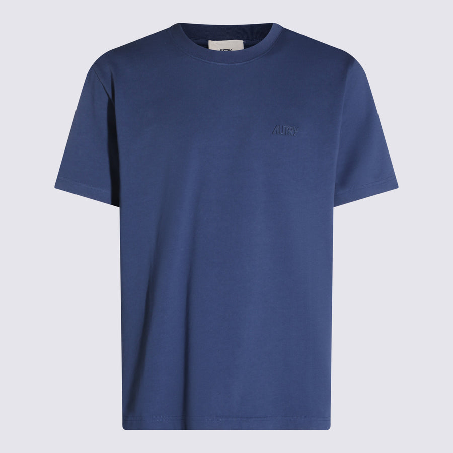 Autry 100% Cotton t-shirt in navy