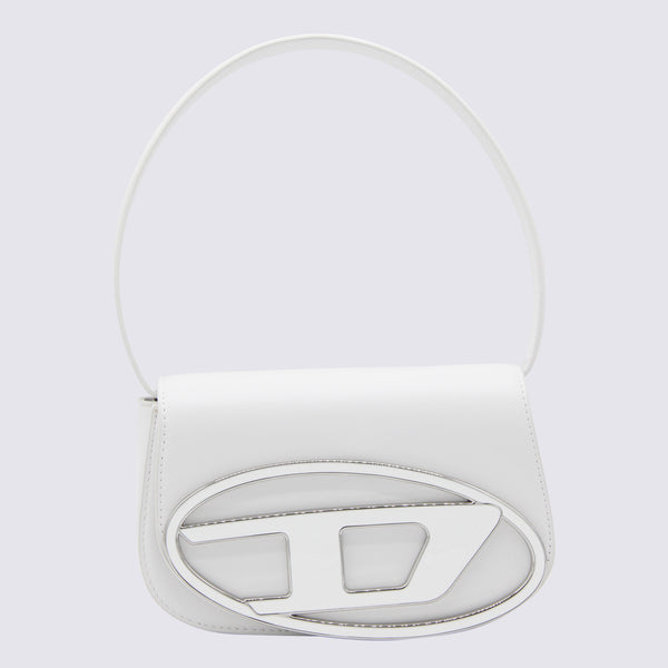 Diesel Leather shoulder bag in white