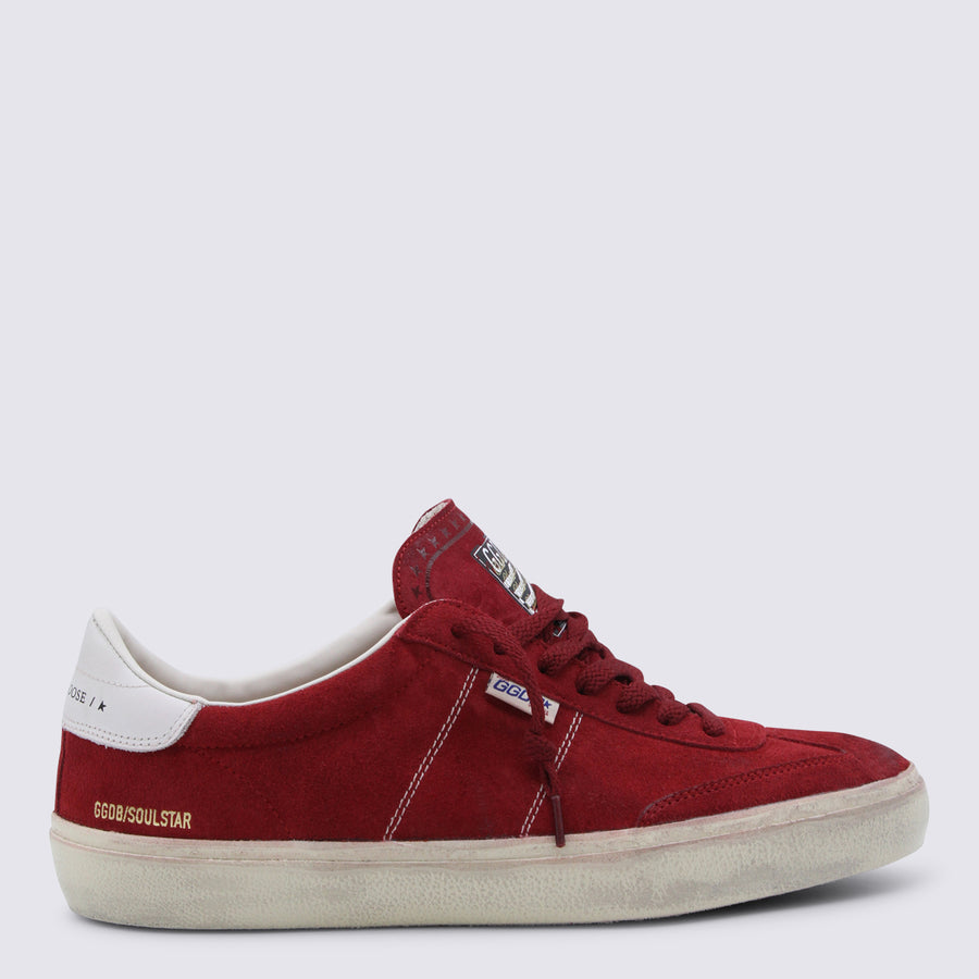 Golden Goose Suede sneaker in red