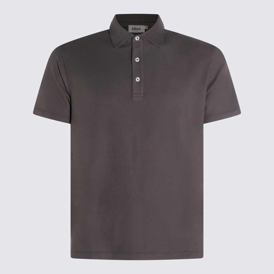 Altea 100% Cotton polo in gray