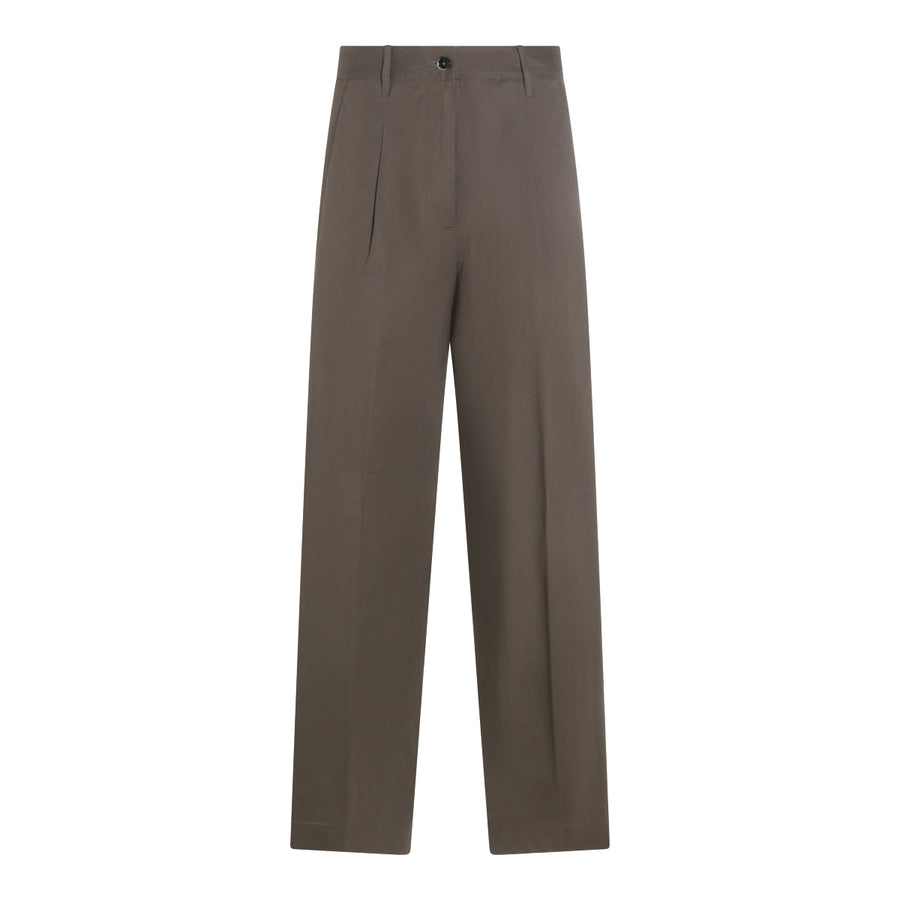 Nine In The Morning 95% Cotton trousers in green