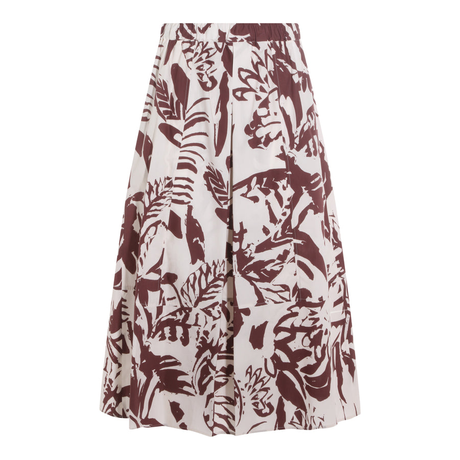 Antonelli Firenze 100% Cotton skirt in brown