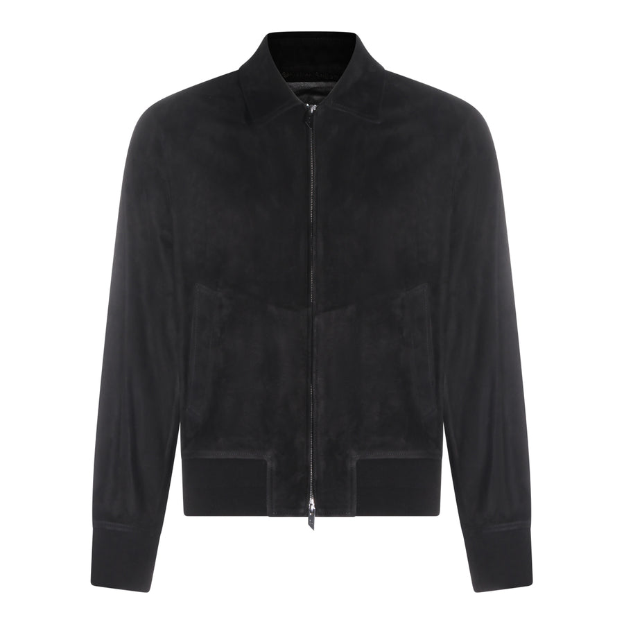 Salvatore Santoro 100% Suede jacket in black
