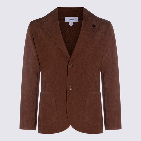 Lardini 60% Cotton blazer in brown