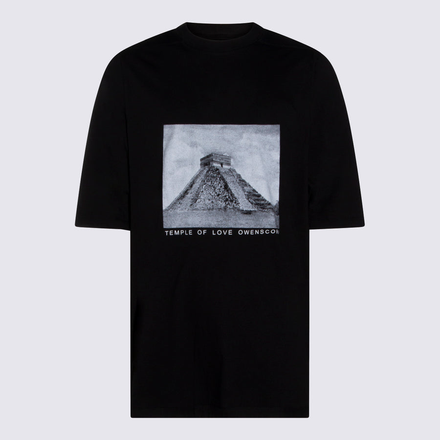 Rick Owens Drkshdw 100% cotton t-shirt in black