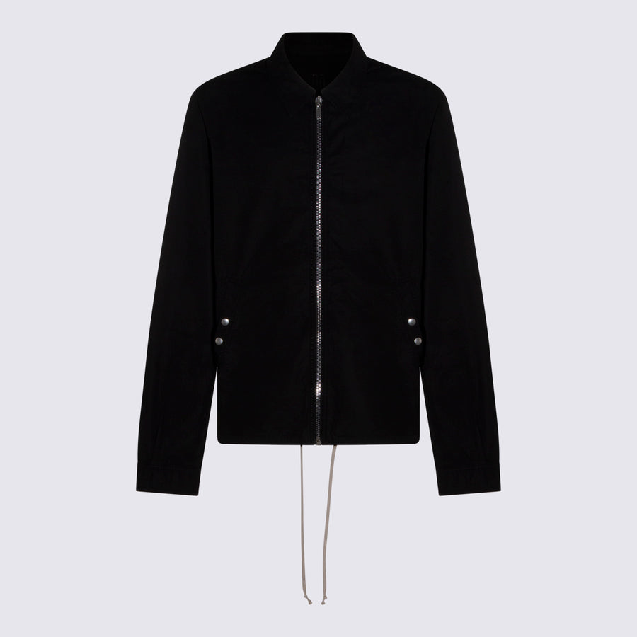 Rick Owens Drkshdw 100% Cotton jacket in black