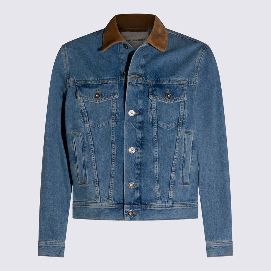 Jacob Cohen 100% Cotton jacket in blue
