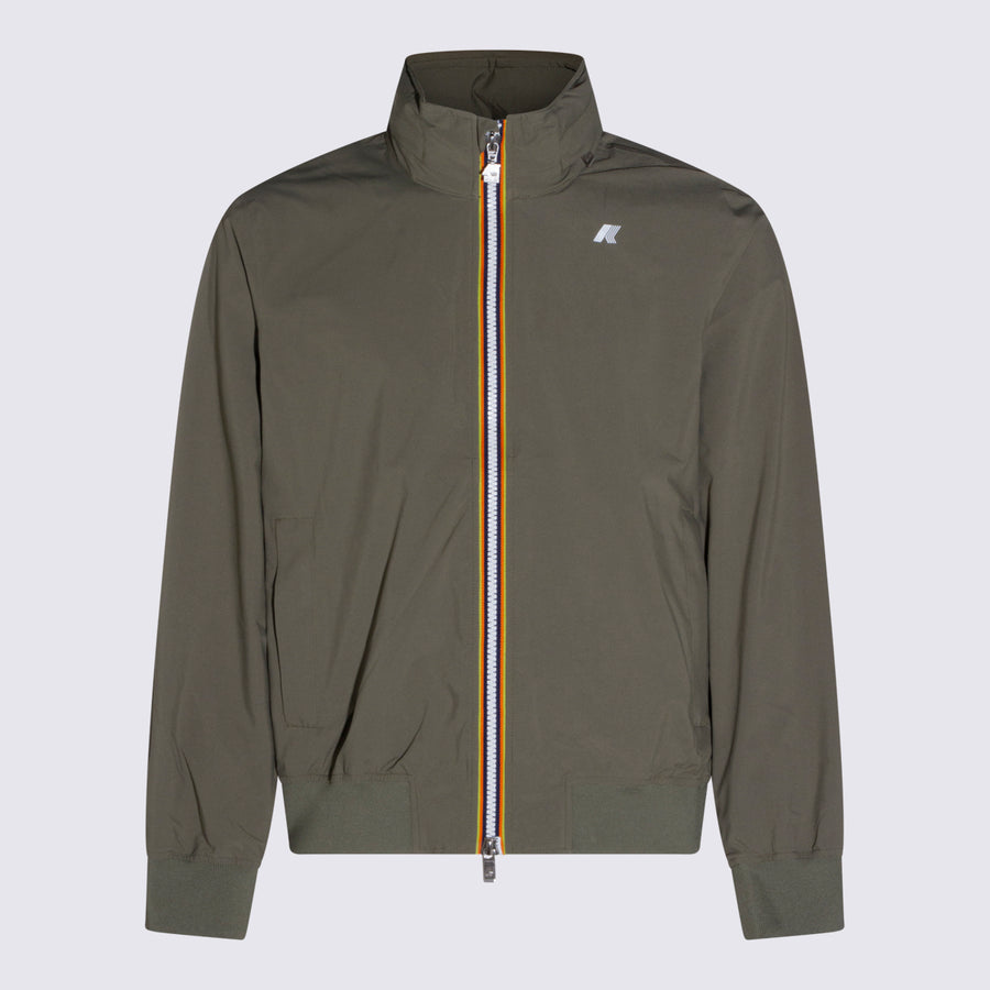 K-Way 24% PU 76% RP jacket in green