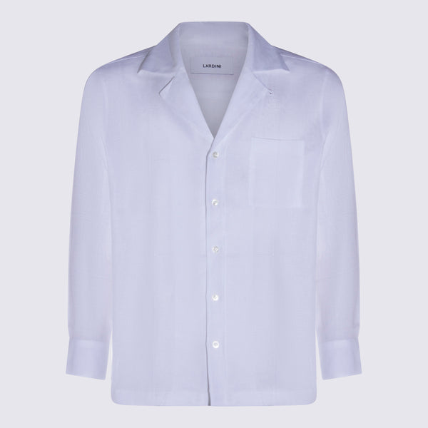 Lardini 100% Linen shirt in white