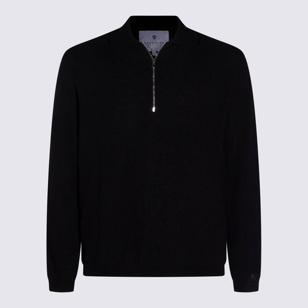 Seven Gauge 73% Cotton sweatshirt in black