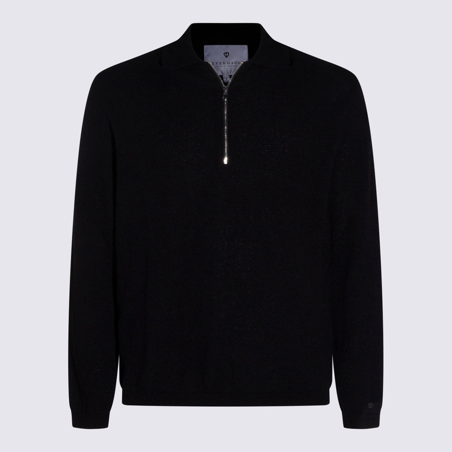 Seven Gauge 73% Cotton sweatshirt in black