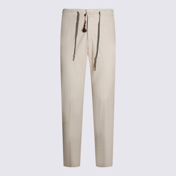 Marco Pescarolo 84% CO 12% SE 4% EA trousers in beige