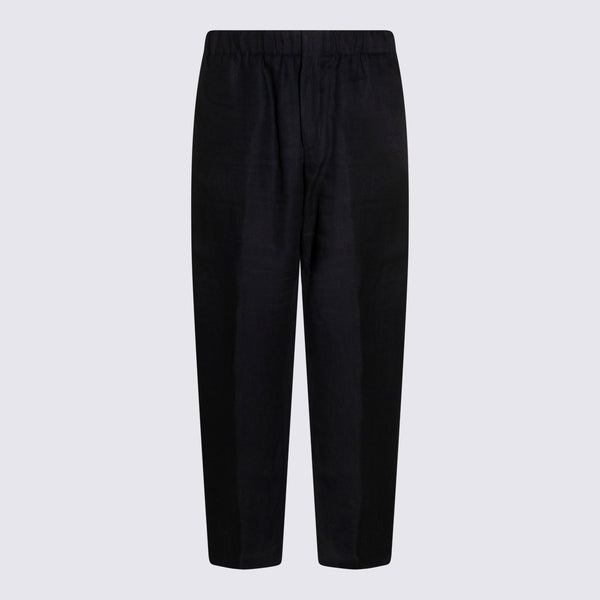 Lardini 100% Cotton trousers in navy