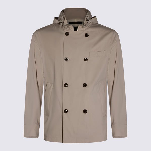 Montecore 77% Nylon coat in beige