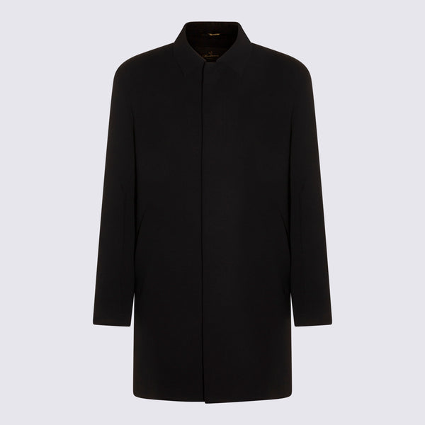 Montecore 100% Elastane coat in black