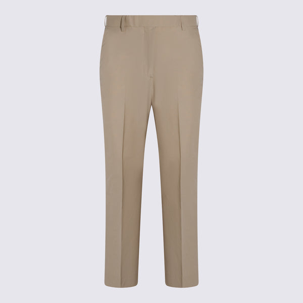 Thom Browne 100% Cotton trousers in beige