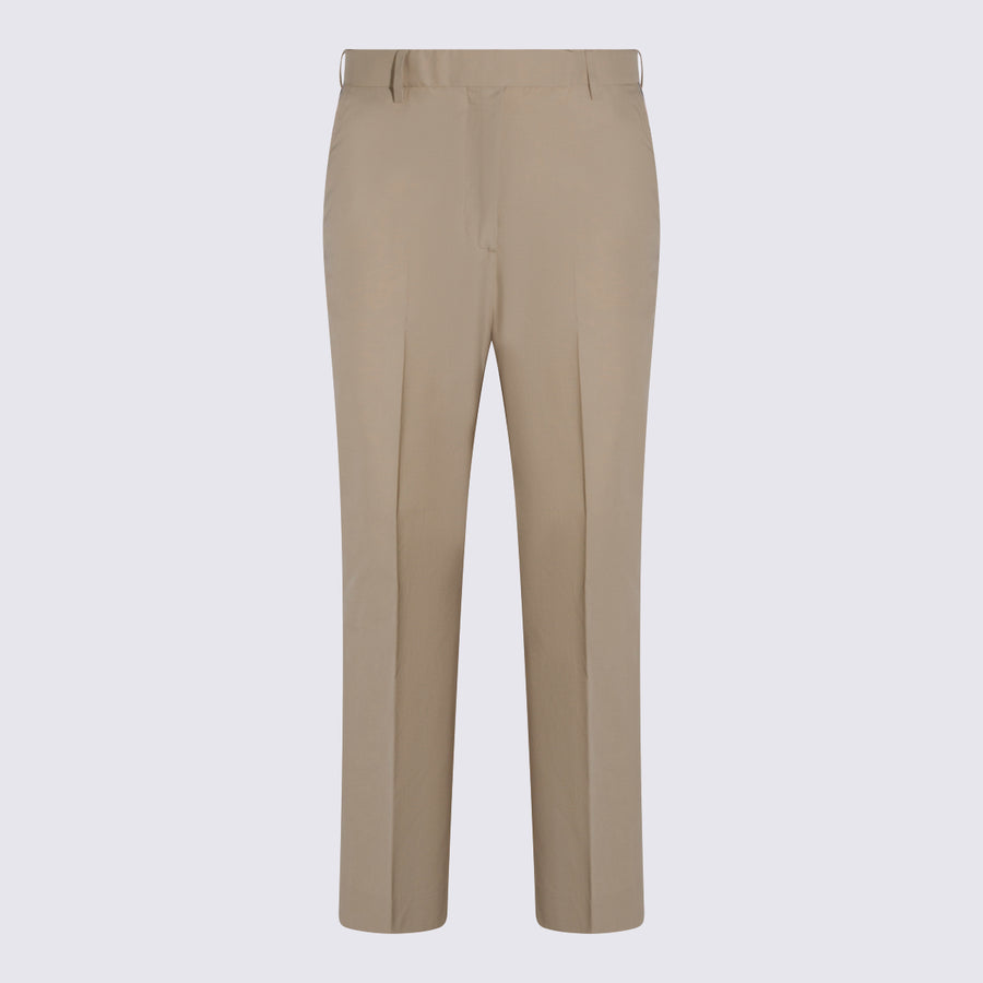 Thom Browne 100% Cotton trousers in beige