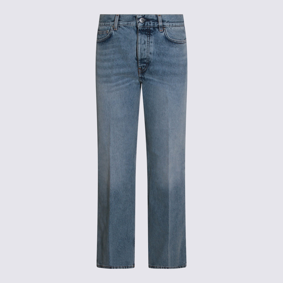 Toteme 100% cotton jeans in blue