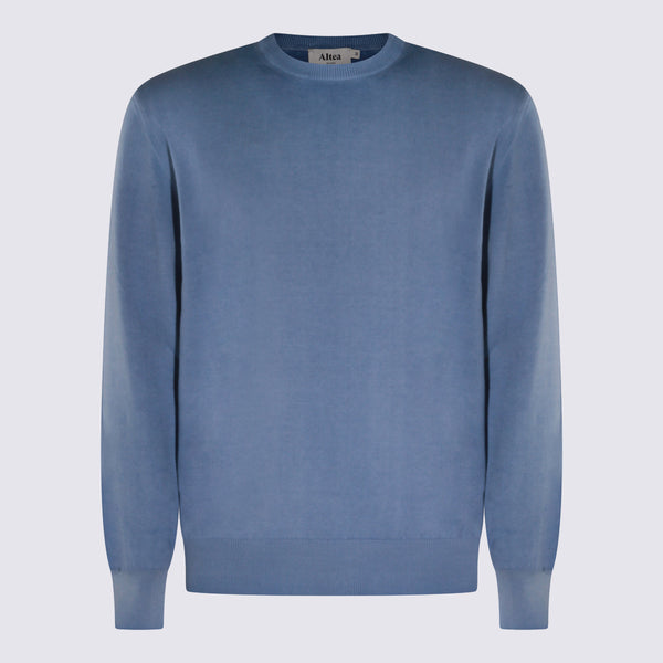 Altea 100% Cotton sweater in blue