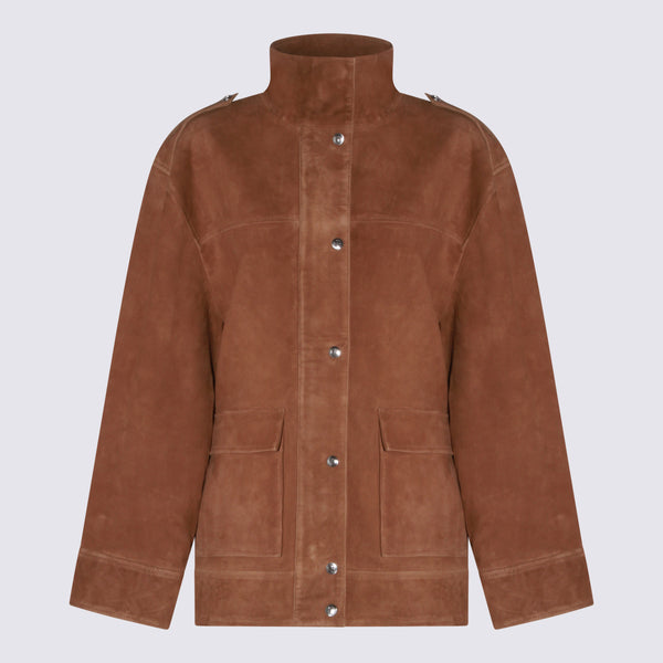 Anine Bing 100% Leather jacket in brown
