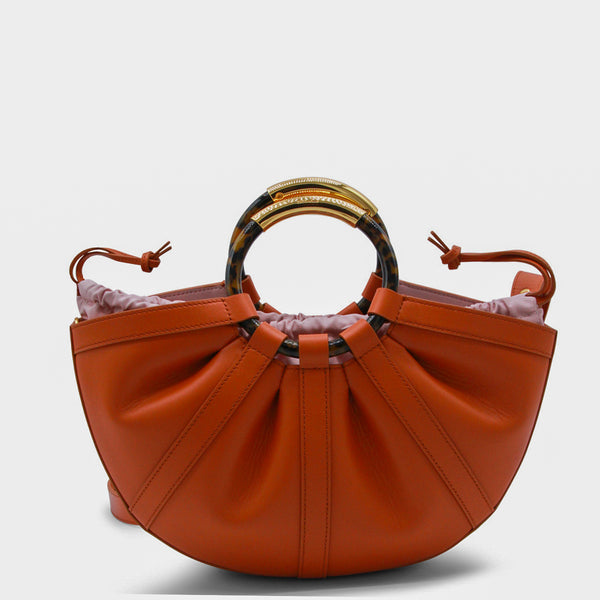 Coccinelle 100% Leather top handle bag in red