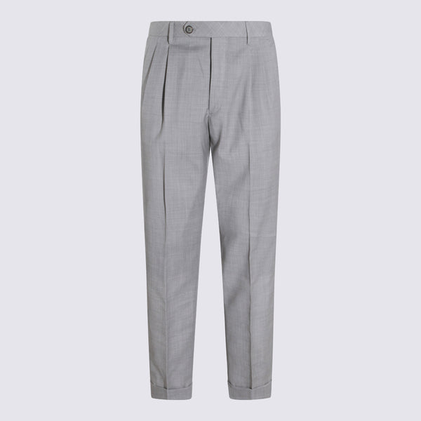Gta Il Pantalone 100% Viscose trousers in gray