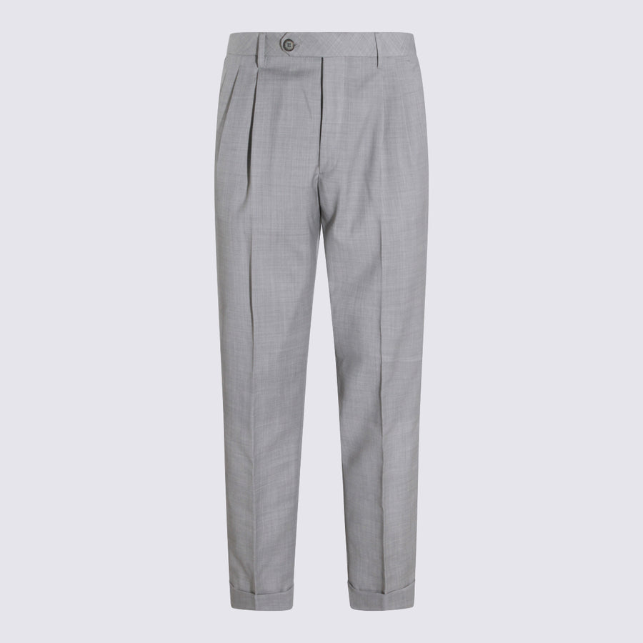 Gta Il Pantalone 100% Viscose trousers in gray