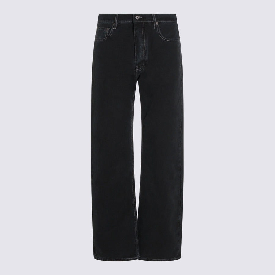 Off-White 100% Cotton jeans in black